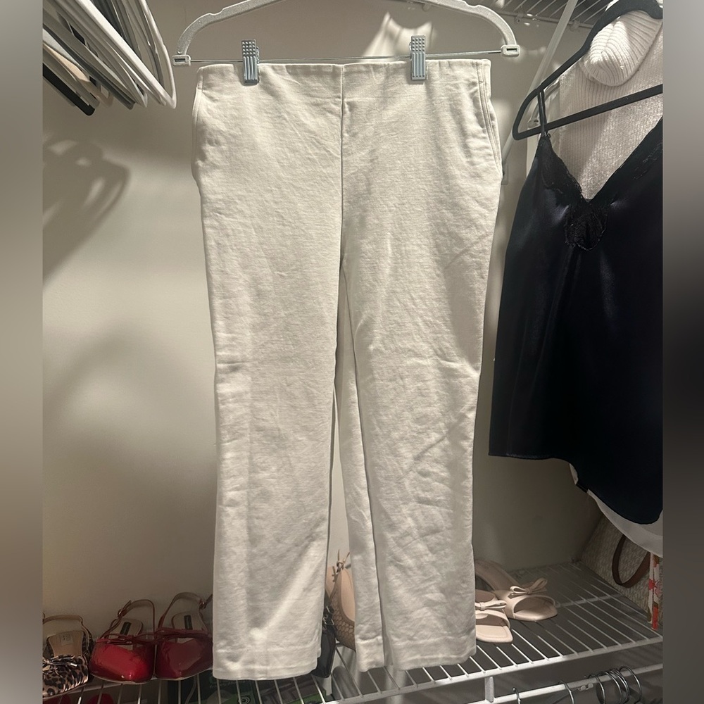 Rachel Zoe Cream Ankle Pants